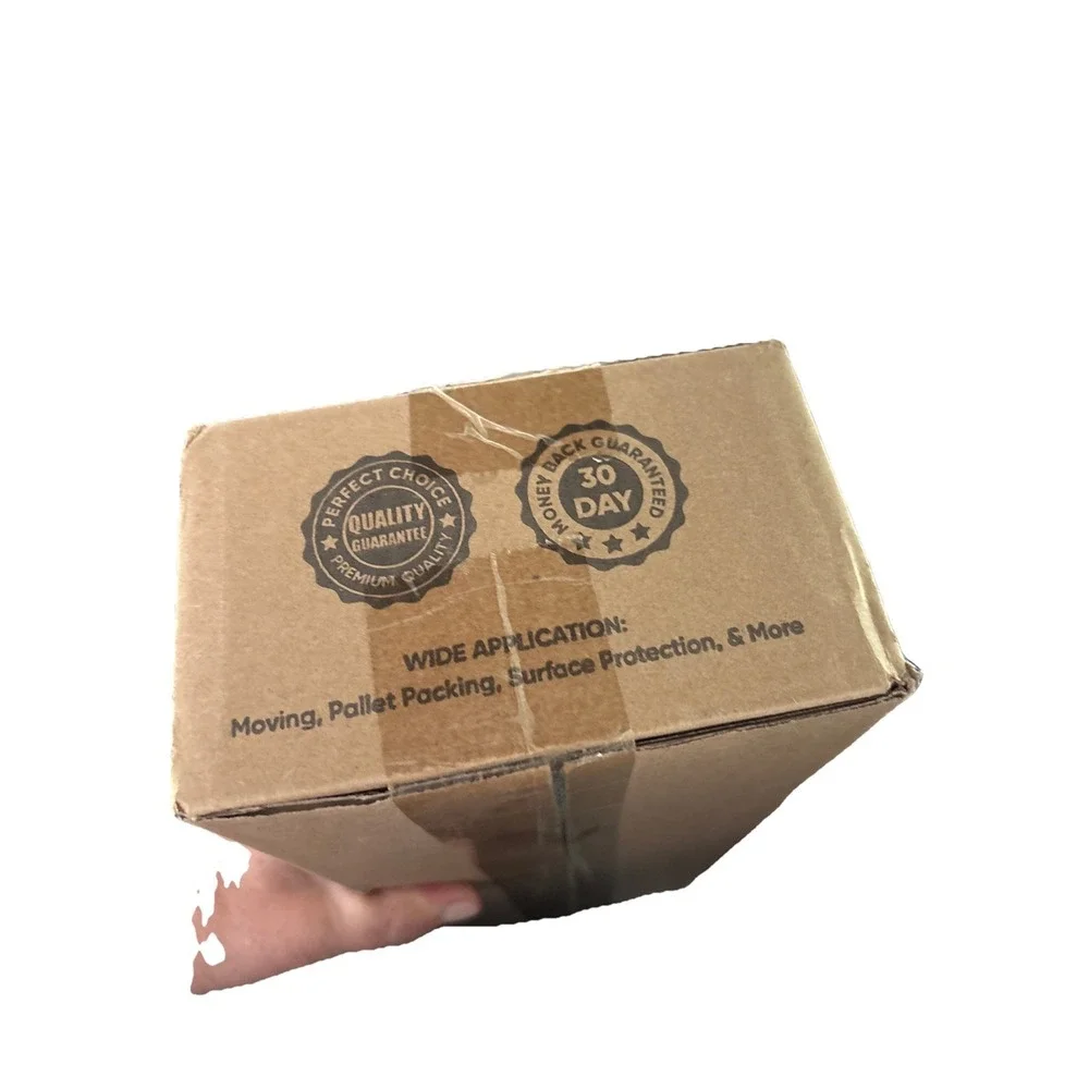 TICONN Stretch Wrap 15in x 1000ft 60 Gauge 300% Stretch No Odor 2 Handles